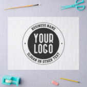 ビジネスロゴまたはデザイン | 編集可能はっきりした文字 薄葉紙 (クラフト)