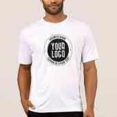 ビジネスロゴまたはデザイン | 編集可能はっきりした文字 Tシャツ (正面)
