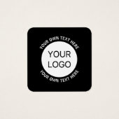 ビジネスロゴまたは任意のイメージおよび編集可能文字 (正面)