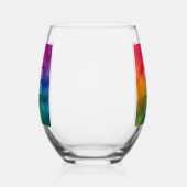 ビジネスロゴをここにアップモダンカスタムロードテンプレート ステムなしワイングラス (右)