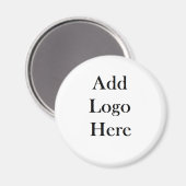 ビジネスロゴをここに追加 マグネット (正面/裏面)