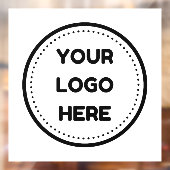 ビジネスロゴをアップロード カスタム企業ロゴ ウィンドウサイン (シート2)