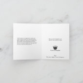 ビジネスロゴを表企業の示するクリスマス シーズンカード (内部)