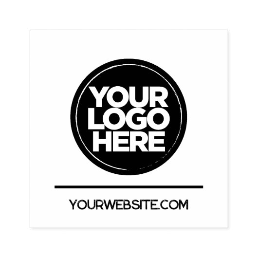 ビジネスロゴウェブサイトウッドアートスタンプ ラバースタンプ (インプリント)