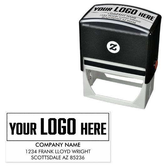 ビジネスロゴカスタマイズ会社差出人住所 セルフインキングスタンプ (インサイチュ)