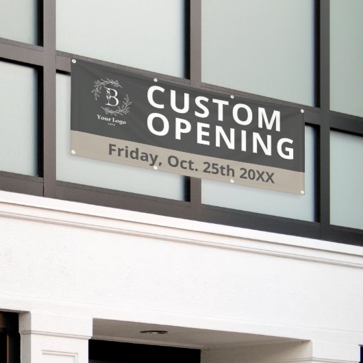 ビジネスロゴカスタムのオープンアウトドアバナーの看板 横断幕 (ビルの外側)