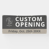 ビジネスロゴカスタムのオープンアウトドアバナーの看板 横断幕 (横)