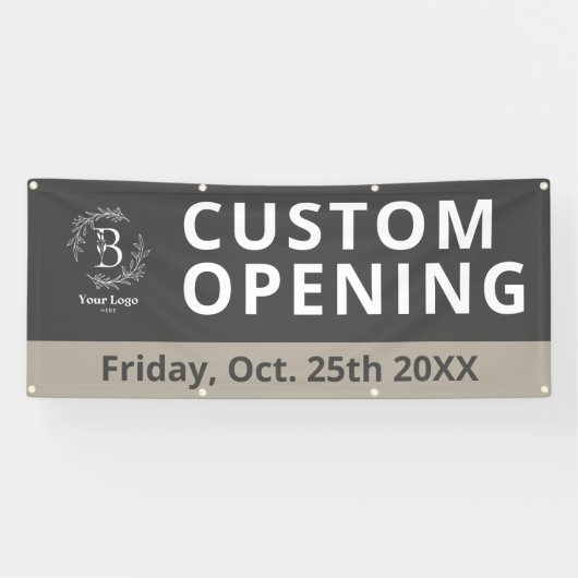 ビジネスロゴカスタムのオープンアウトドアバナーの看板 横断幕 (横)