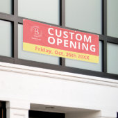 ビジネスロゴカスタムのオープンアウトドアバナーの看板 横断幕 (ビルの外側)