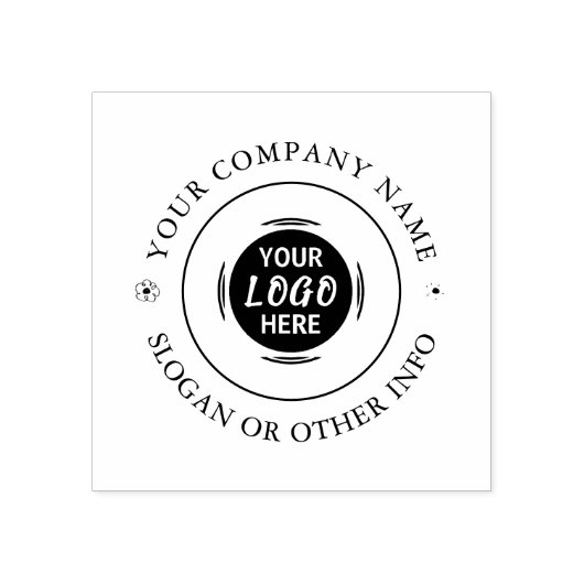 ビジネスロゴカスタムのゴム印 ラバースタンプ (インプリント)