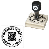 ビジネスロゴカスタムのゴム印 ラバースタンプ (押印)