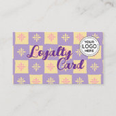 ビジネスロゴカスタムの明るい色のロイヤリティカード 名刺 (正面)