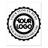 ビジネスロゴカスタムウッド ラバースタンプ (インプリント)