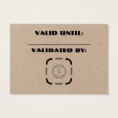 ビジネスロゴカスタムギフトカード (裏面)