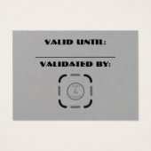 ビジネスロゴカスタムギフトカード (裏面)