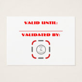 ビジネスロゴカスタムクリスマスエド。ギフトカード (裏面)