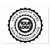 ビジネスロゴカスタムゴム印 ラバースタンプ (インプリント)