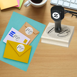 ビジネスロゴカスタムゴム印 ラバースタンプ