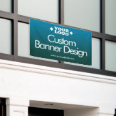 ビジネスロゴカスタムビニールバナー 横断幕 (ビルの外側)