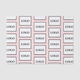 ビジネスロゴカスタムピンクティッシュペーパー 薄葉紙