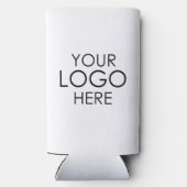 ビジネスロゴカスタム会社のプロモーション スリム缶クーラー (裏面)