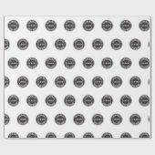 ビジネスロゴカスタム会社の従業員 ラッピングペーパー (フラット)