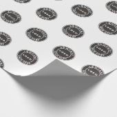 ビジネスロゴカスタム会社の従業員 ラッピングペーパー (角)