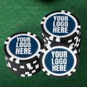 ビジネスロゴカスタム会社写真 ポーカーチップ