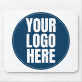 ビジネスロゴカスタム会社写真 マウスパッド (正面)