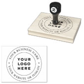 ビジネスロゴカスタム大 ラバースタンプ (押印)