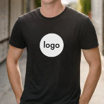 ビジネスロゴカスタム従業員会社 Tシャツ<br><div class="desc">ビジネスロカスタムゴ従業員会社スタッフTシャツ。シンプルカスタムテンプレート</div>