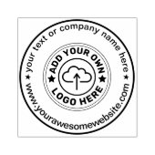 ビジネスロゴカスタム文字ゴム印 ラバースタンプ (インプリント)