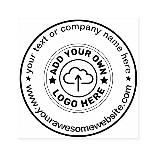 ビジネスロゴカスタム文字ゴム印 ラバースタンプ (インプリント)