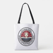 ビジネスロゴカスタム白 トートバッグ (裏面)