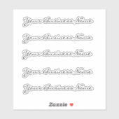 ビジネスロゴカスタム複数 シール (シート)