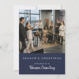 ビジネスロゴクリスマスチームモダンの写真 シーズンカード