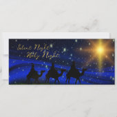 ビジネスロゴクリスマス宗教長い水平 シーズンカード (正面)