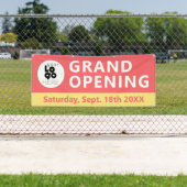 ビジネスロゴグランドオープンアウトドアバナーサイン 横断幕 (インサイチュ)