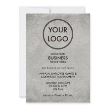 ビジネスロゴグレー年グランジ間従業員イベント