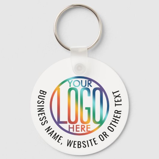 ビジネスロゴシンプルのプロモモダンン企業のト キーホルダー (正面)