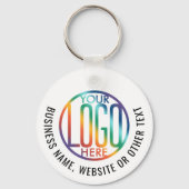 ビジネスロゴシンプルのプロモモダンン企業のト キーホルダー (裏面)