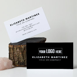 ビジネスロゴシンプルのモダンプロフェッショナル 名刺