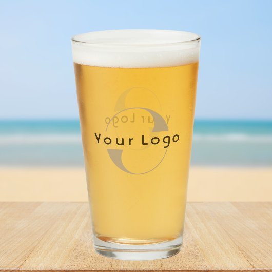 ビジネスロゴシンプルクリーンミニマルカンパニーBeer タンブラーグラス