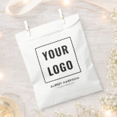 ビジネスロゴシンプルプロフェッショナル フェイバーバッグ (クリップ留めされた状態)