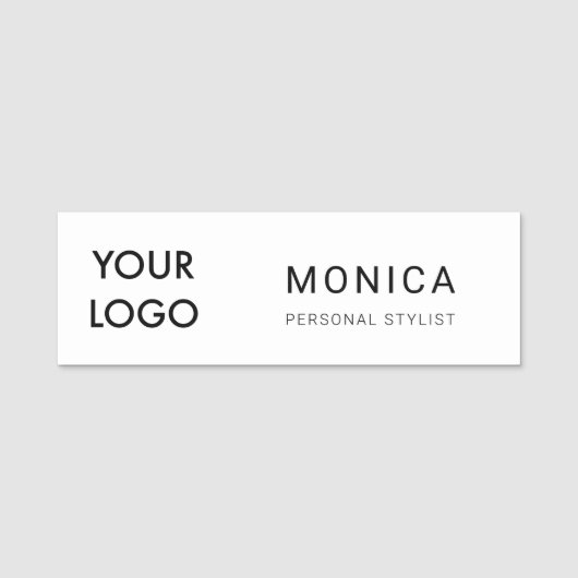 ビジネスロゴシンプルプロフェッショナル 名札 (正面)