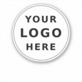 ビジネスロゴシンプルミニマリスト シール (正面)