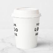 ビジネスロゴシンプルミニマリスト 紙コップ (左)