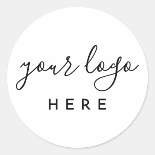 ビジネスロゴシールカスタムブランディング包装 ラウンドシール (正面)