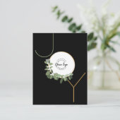 ビジネスロゴジョイバーティカルユーカリリースグリーン シーズンポストカード (スタンド正面)