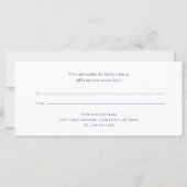 ビジネスロゴスクリプト虹色のギフト証明書 (裏面)